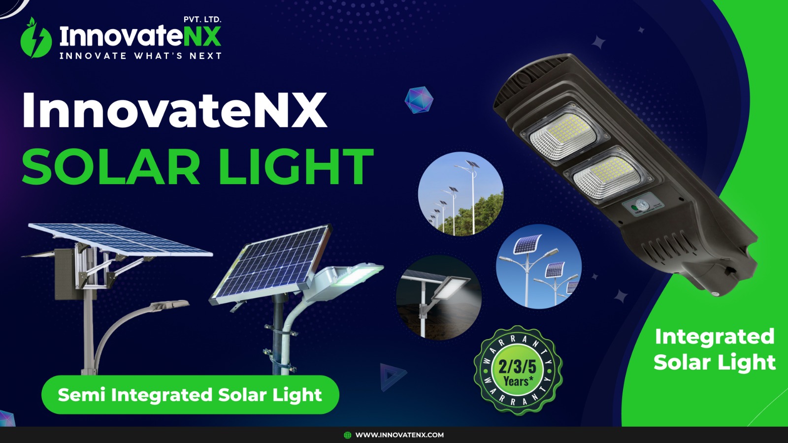 InnovateNX Integrated Solar Light: Pioneering the Future of Sustainable Lighting