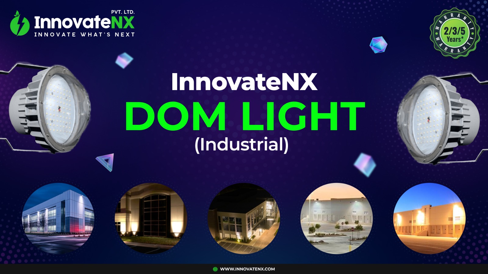 Innovate NX – Revolutionizing Outdoor Lighting with the Flood Light Dom Model