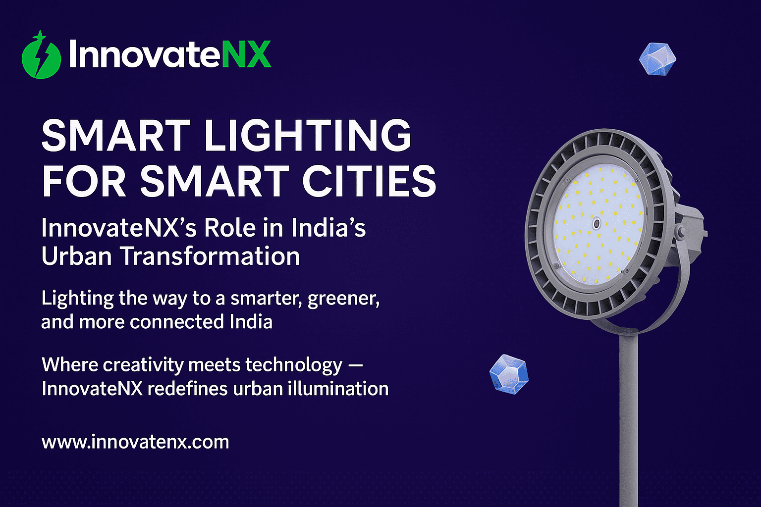 Smart Lighting for Smart Cities: InnovateNX’s Role in India’s Urban Transformation