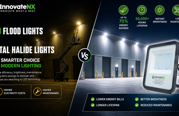 LED Flood Lights vs Traditional Metal Halide Lights