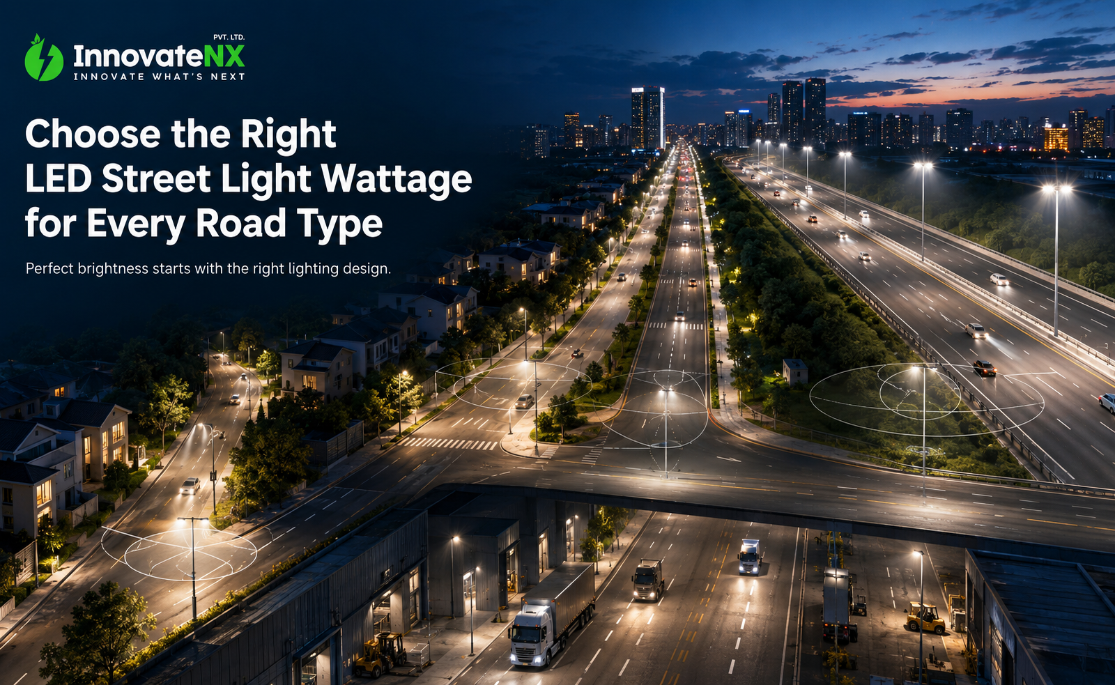 How to Choose the Right LED Street Light Wattage for Every Road Type