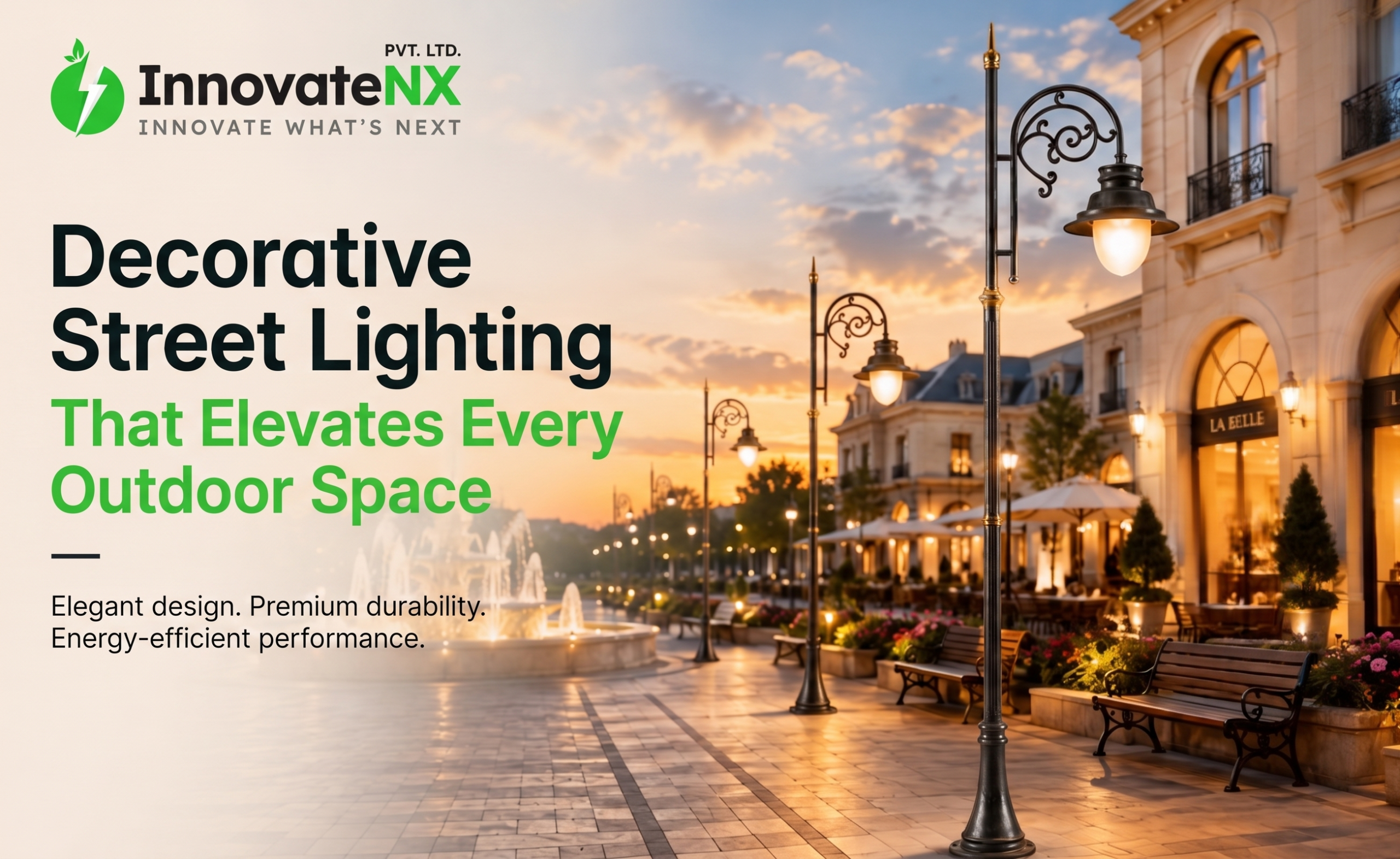 Decorative Street Lighting: Combining Elegance with Energy Efficiency